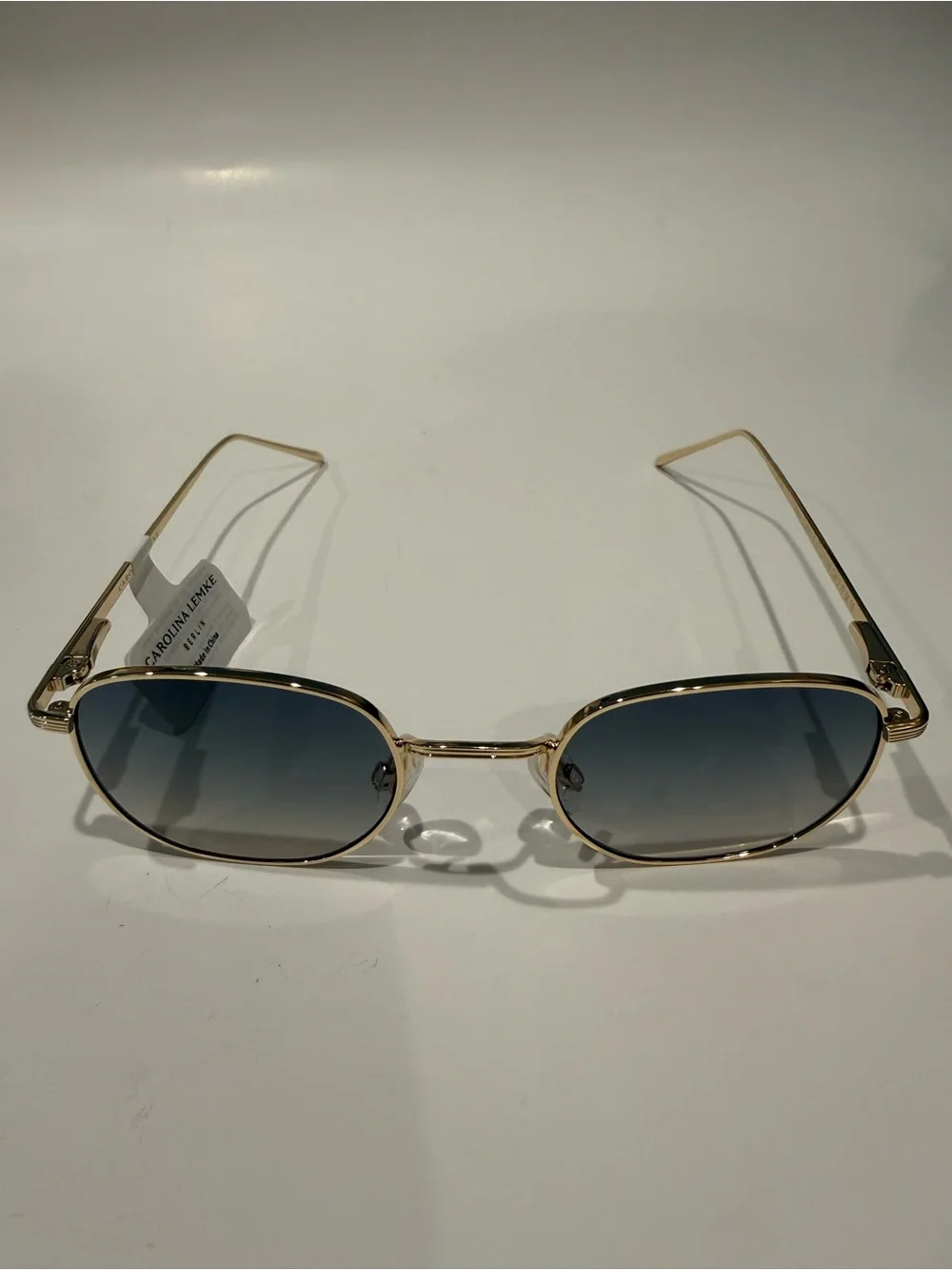 NEW Carolina Lemke Reico Gold Gradient Lense Sunglasses